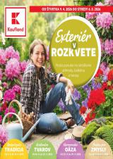 1. strana letáka Kaufland 9. 4. - 6. 5. 2026 Exteriér v ROZKVETE