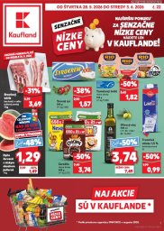 1. strana letáka Kaufland 28. 5. - 3. 6. 2026 Nové Zámky, Senica, Šamorín