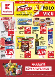 1. strana letáka Kaufland 28. 5. - 3. 6. 2026 Poprad, Tvrdošín, Brezno, Detva, Bytča, Michalovce, Spišská Nová Ves, ...