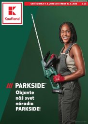 Kaufland leták  s platnosťou 11. 6. - 17. 6. 2026 Objavte nás svet náradia PARKSIDE!