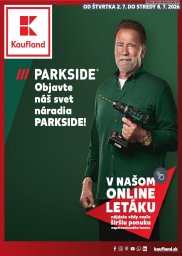 Kaufland leták  s platnosťou 2. 7. - 8. 7. 2026 PARKSIDE