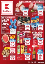 Kaufland leták  s platnosťou 13. 8. - 19. 8. 2026 Poprad, Tvrdošín, Brezno, Detva, Bytča, Michalovce, Spišská ...