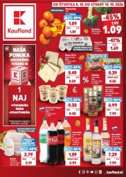 Kaufland leták  s platnosťou 8. 10. - 14. 10. 2026 Poprad, Tvrdošín, Brezno, Detva, Bytča, Michalovce, Spišská ...